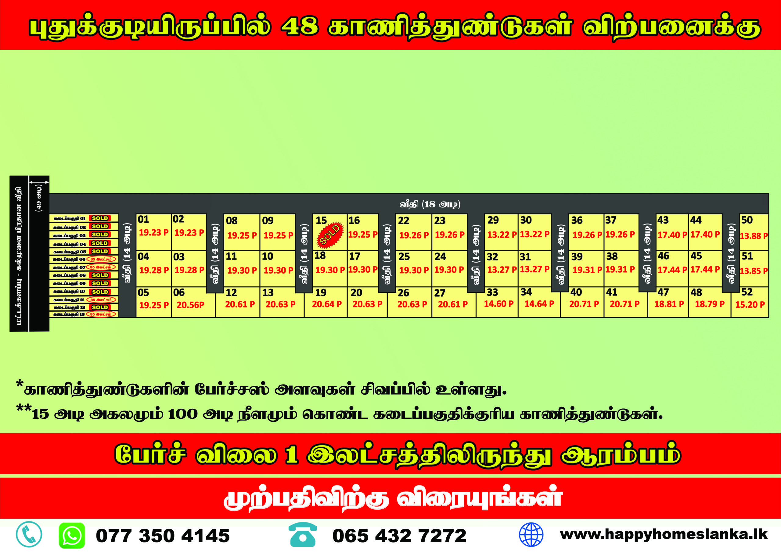 Land Plots for Sale in Puthukudiyiruppu