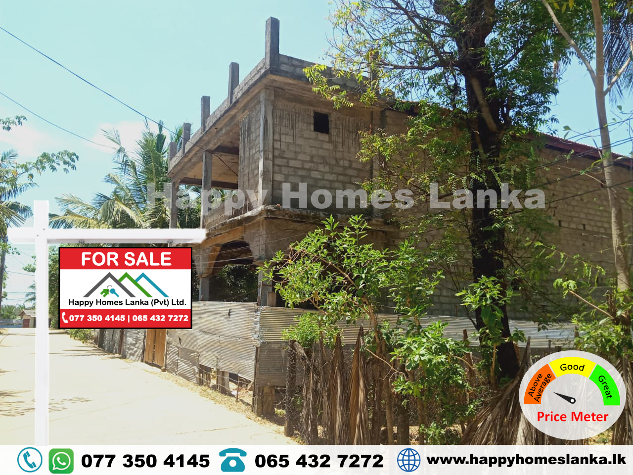 Partially Constructed House for Sale in Koddaikallar – HHL0747