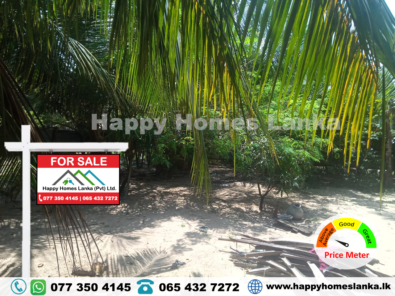 Land for Sale in Onthachimadam, Kaluwanchikudy, Batticaloa.– HHL0663