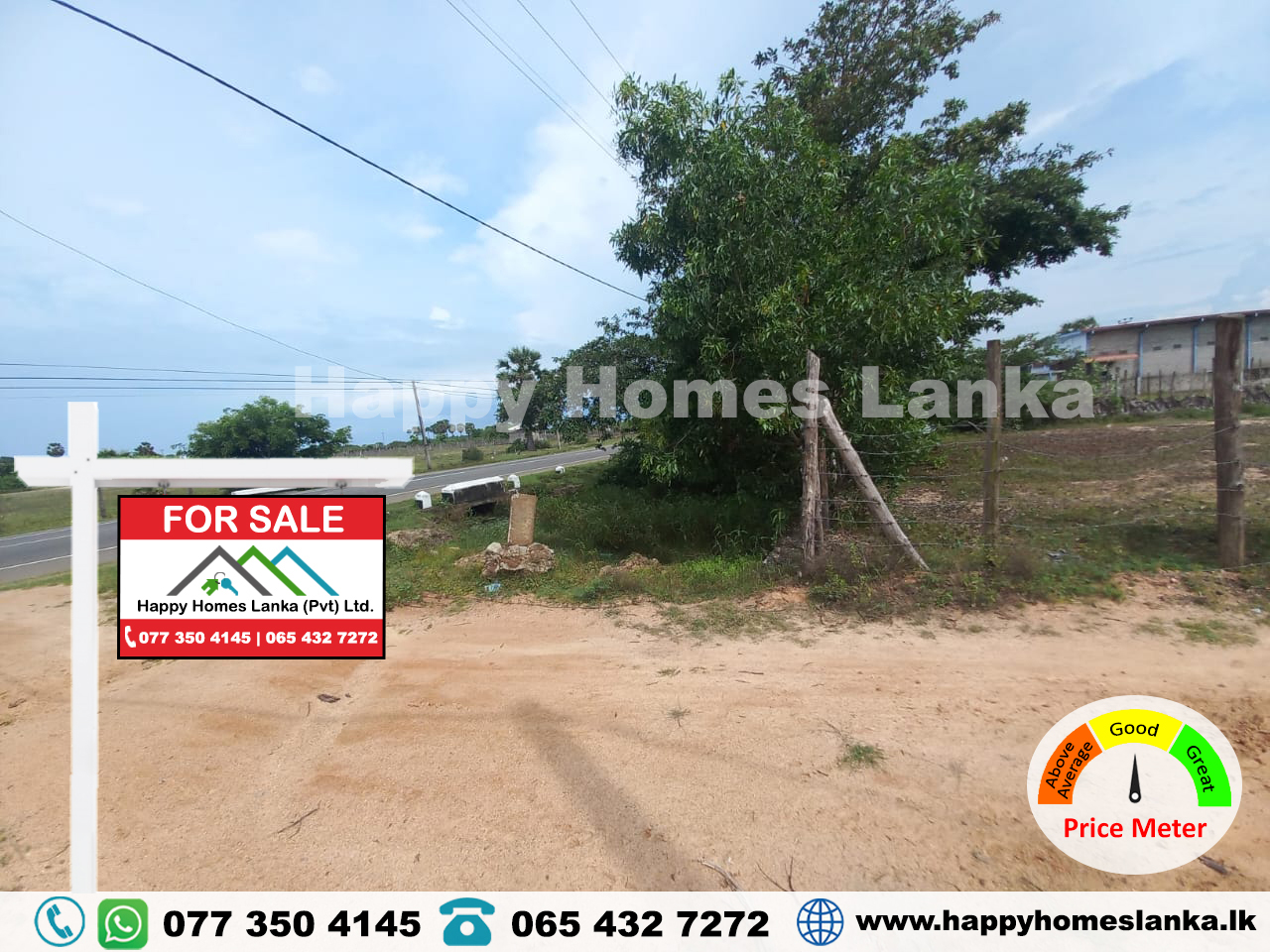 Land for Sale in Kumburumulai, Batticaloa.– HHL0758