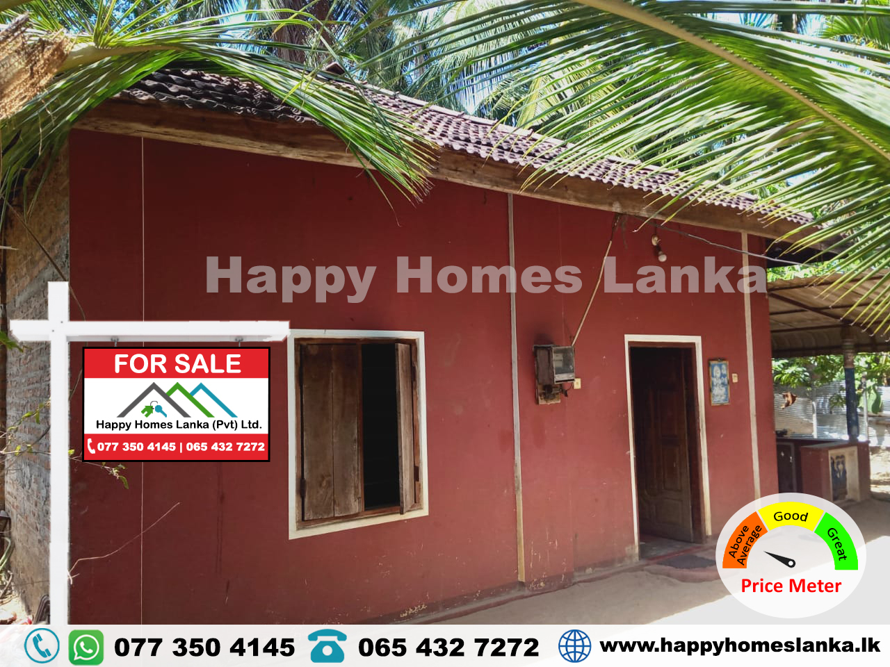 Land With House for Sale in Kaluwanchikudy, Batticaloa.– HHL0807