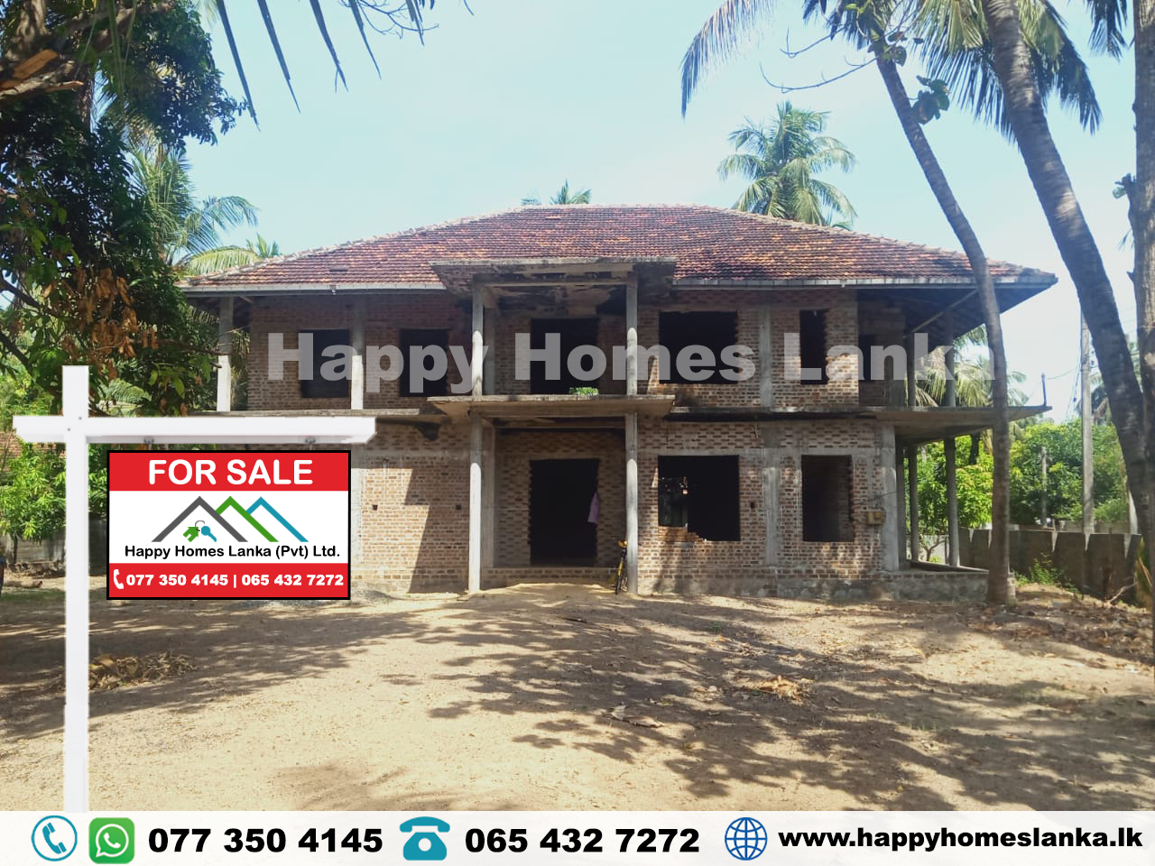 Partially Constructed House for Sale in Thambiluvil – HHL0848